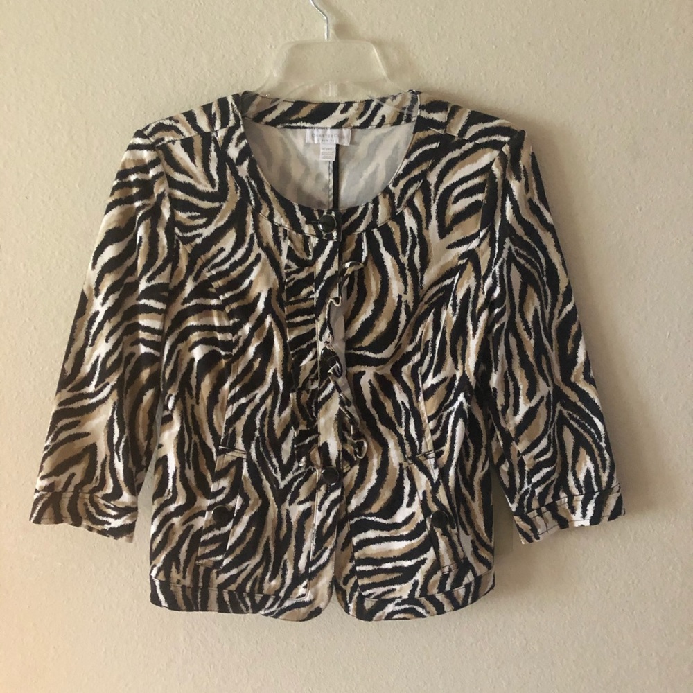 Charter Club Animal Print Jacket